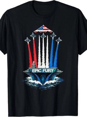 Operation Epic Fury Flag 2026 Women Men Epic Fury Men Women T-Shirt  252